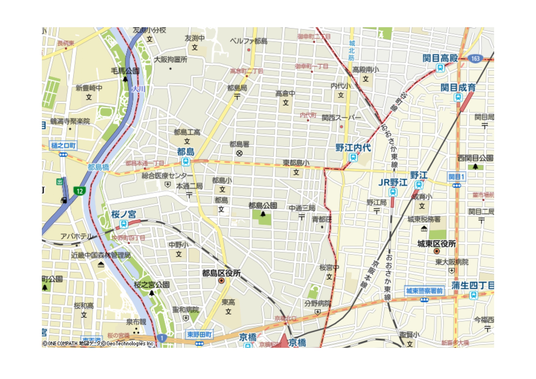 半径500ⅿ圏内の人口17,000人超！住宅地の真ん中。